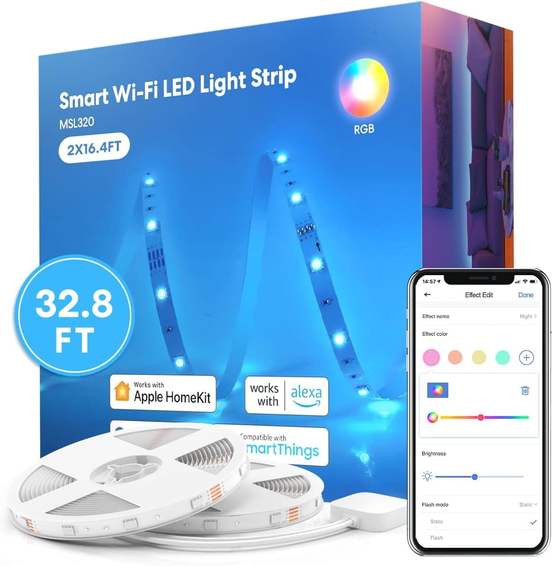 Illustrative example of homekit smart led strip from Google Search