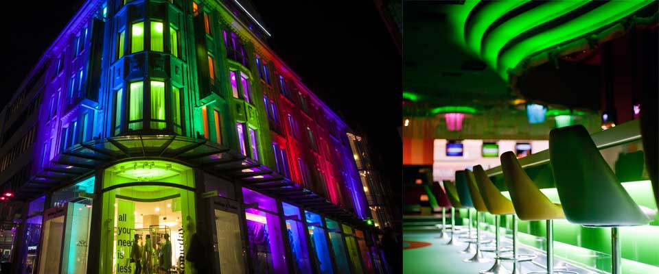 Illustrative example of ideas for led lights
