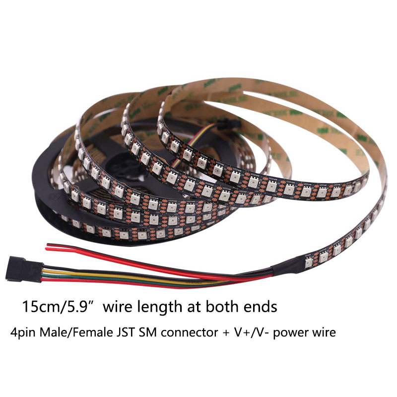 Illustrative example of individual addressable leds