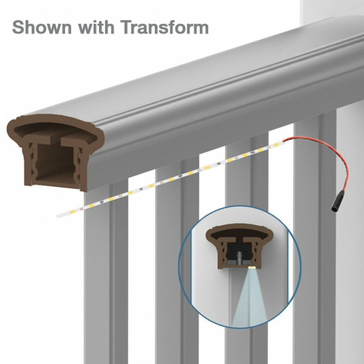 Illustrative example of led adhesive strip lighting from Google Search