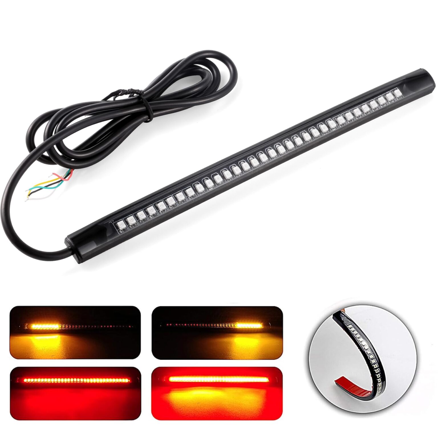 Illustrative example of led brake light strip with turn signals from Google Search