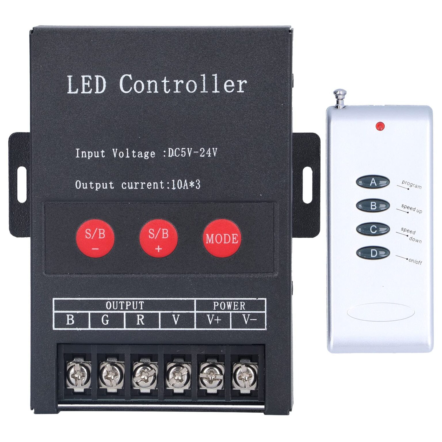 Illustrative example of led control rgb