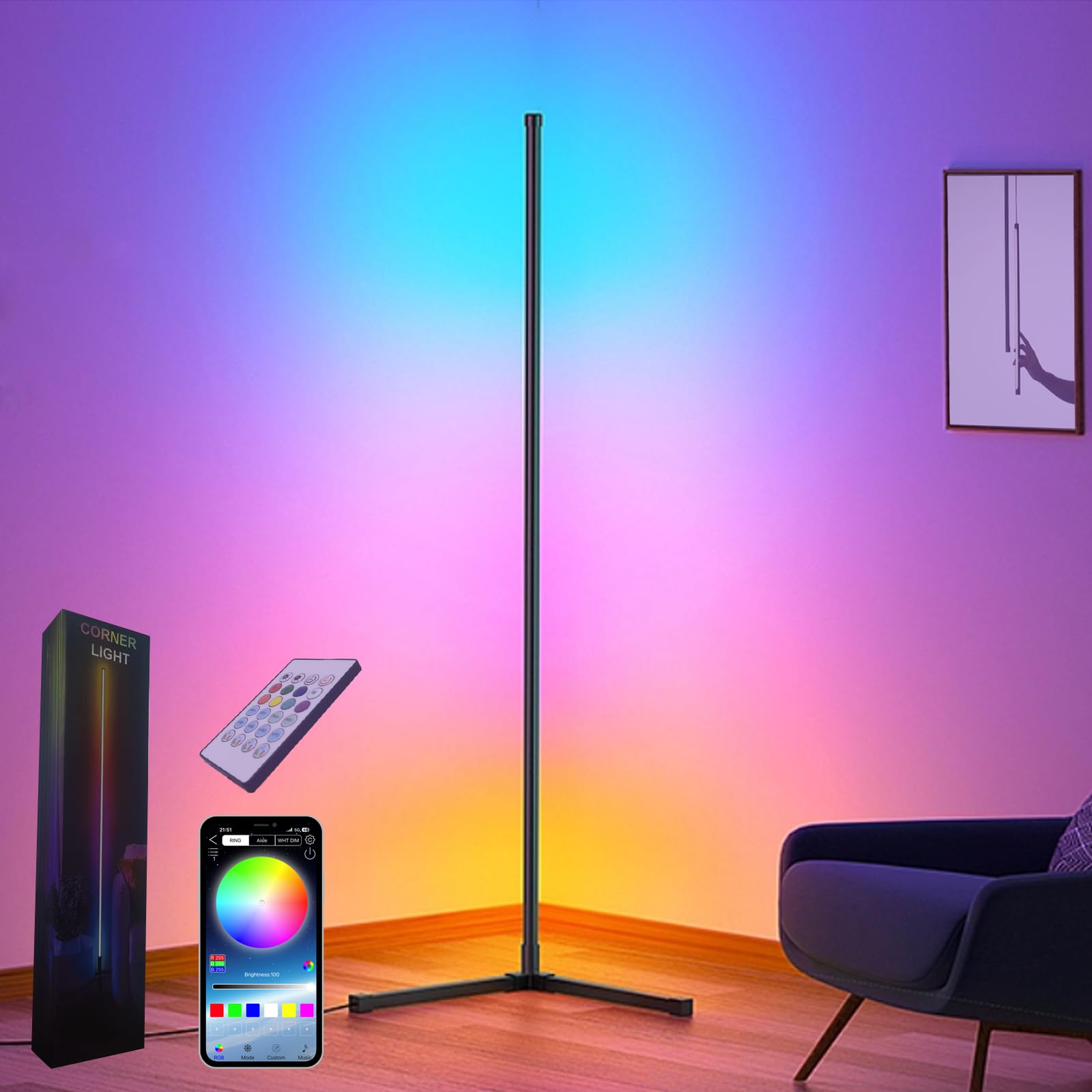 Illustrative example of led corner light from Google Search