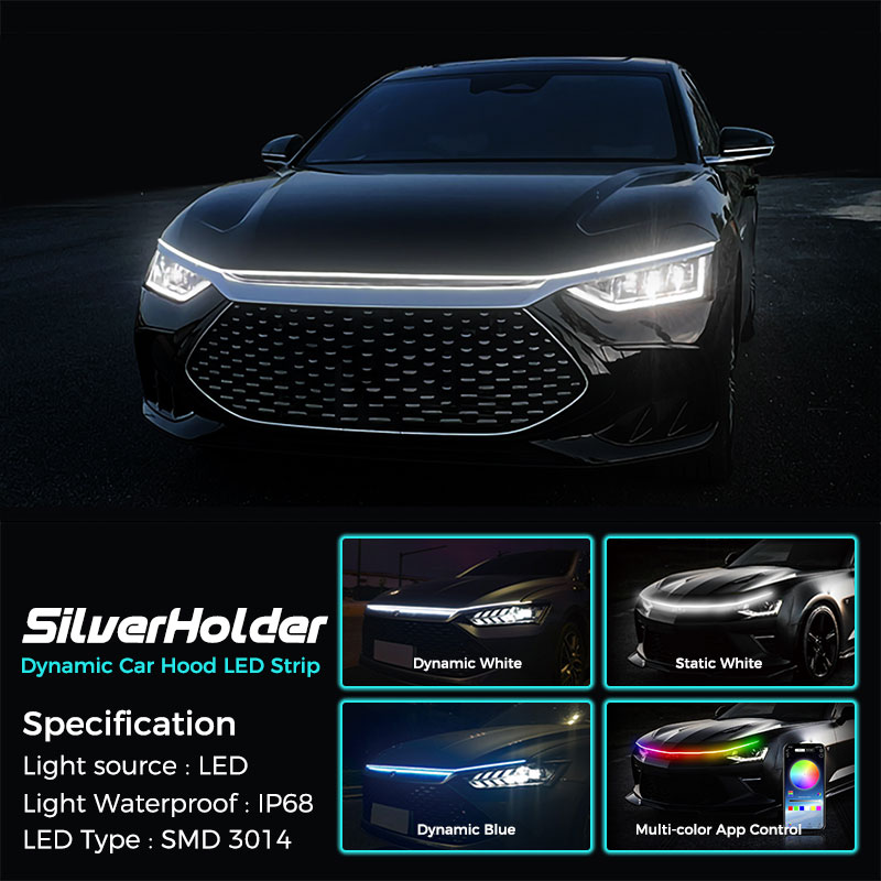Illustrative example of led hood light strip from Google Search
