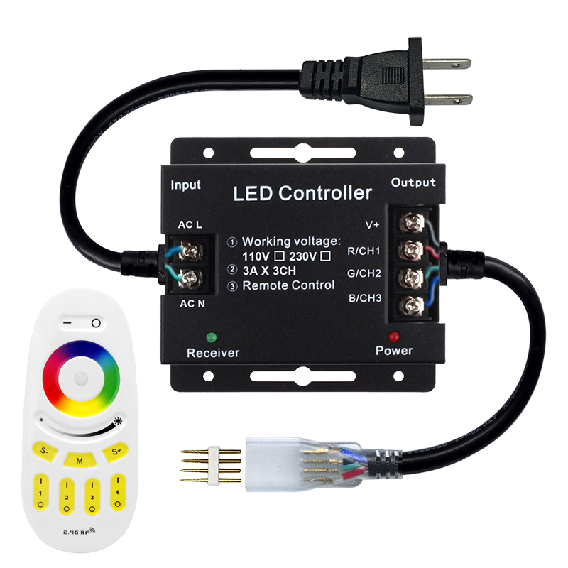 Illustrative example of led light strip controller