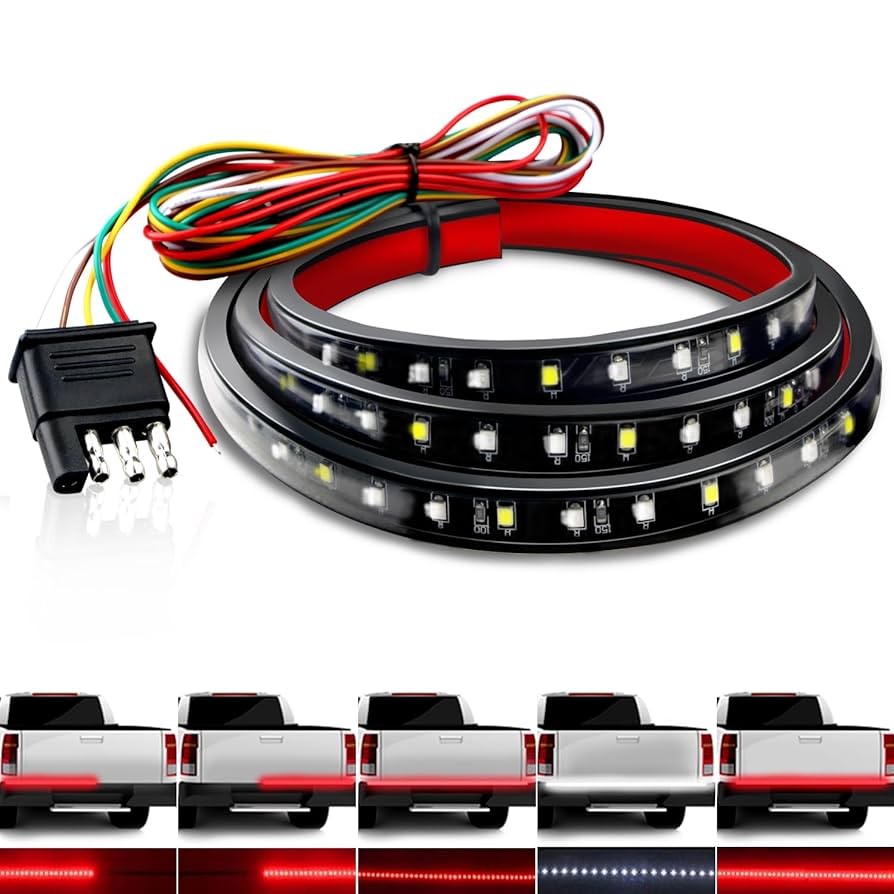 Illustrative example of led light strip for tailgate from Google Search