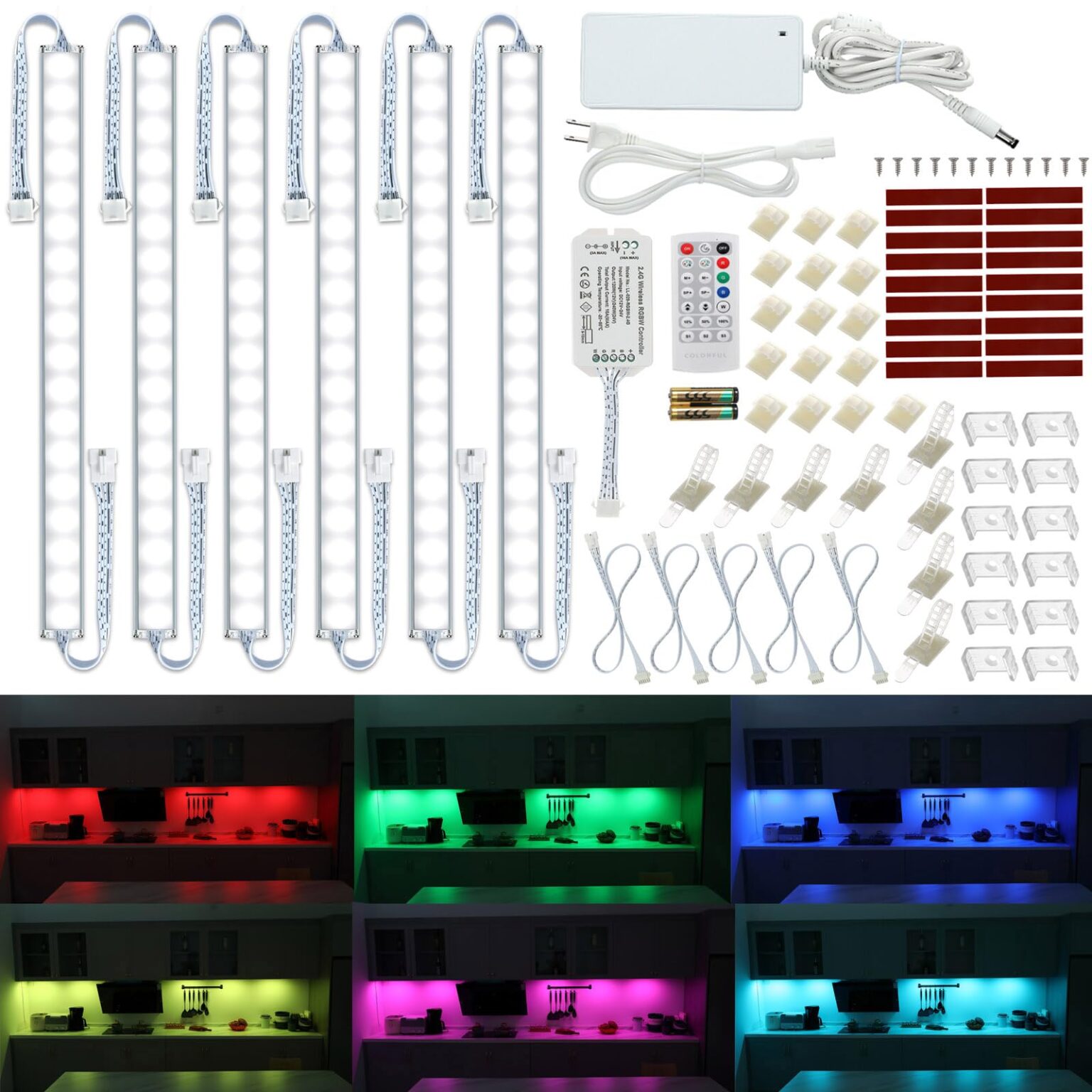 Illustrative example of led light strip kits from Google Search
