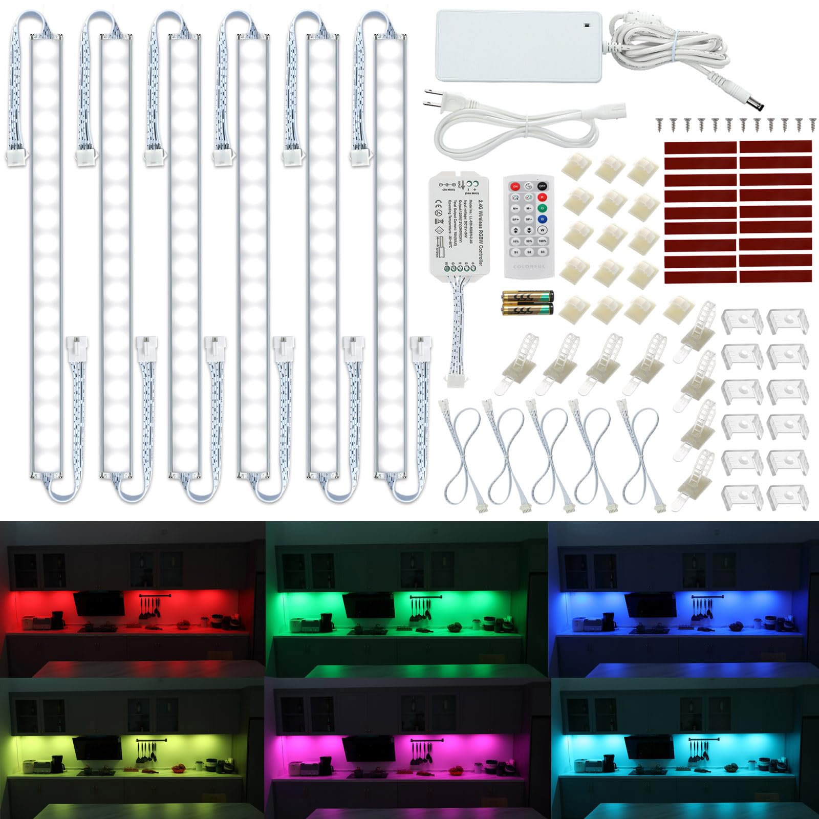 Illustrative example of led light strip kits from Google Search
