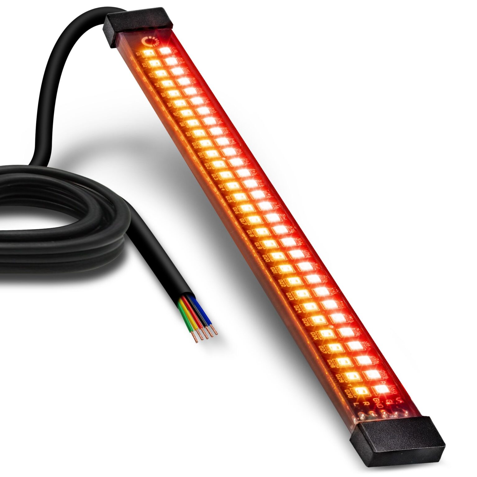 Illustrative example of led light strip turn signal from Google Search