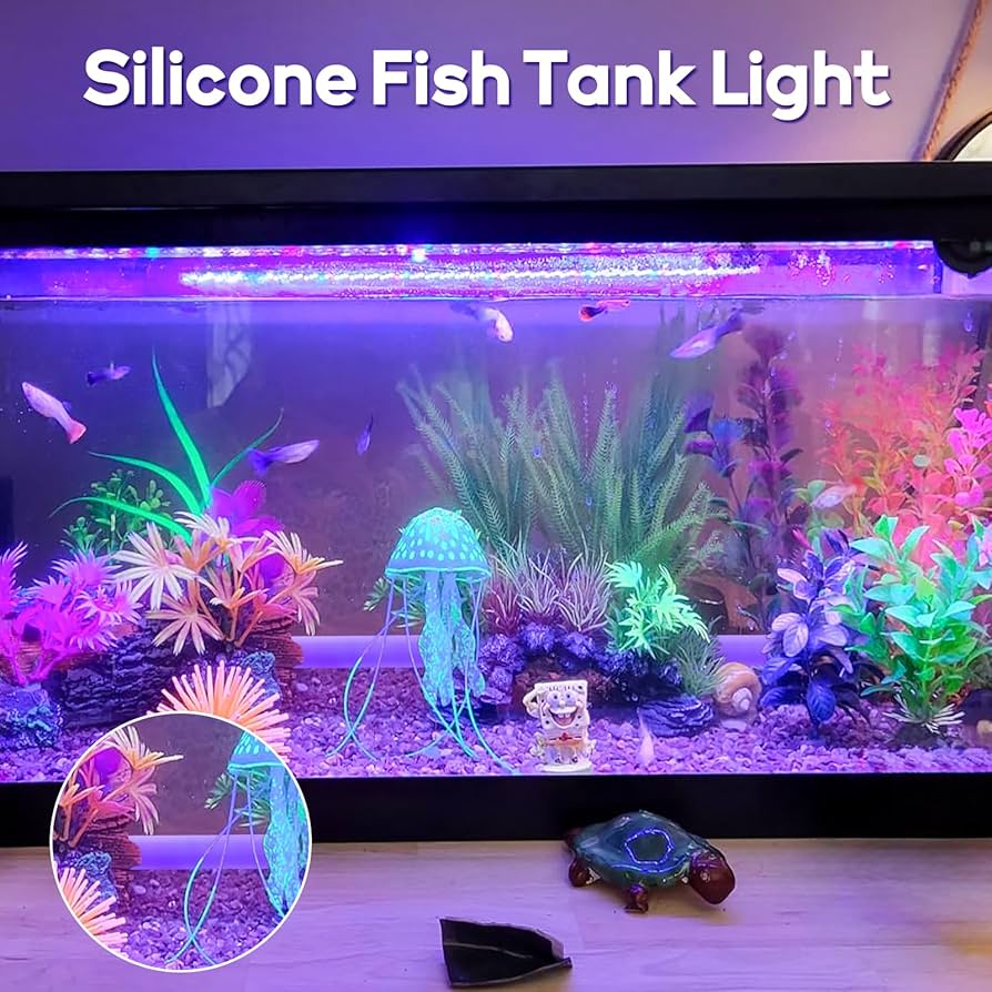 Illustrative example of led light strips fish tank from Google Search