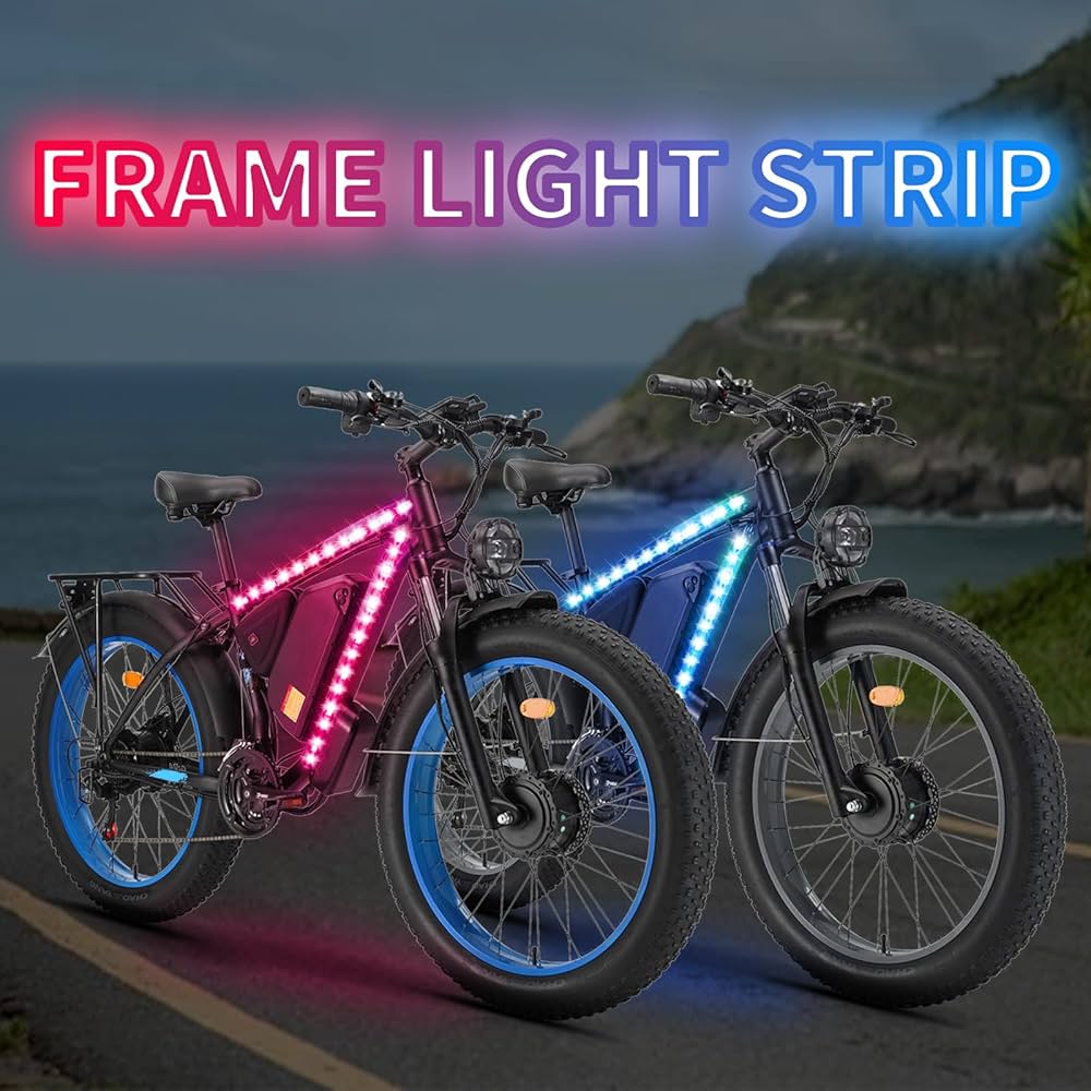 Illustrative example of led light strips for bicycle from Google Search