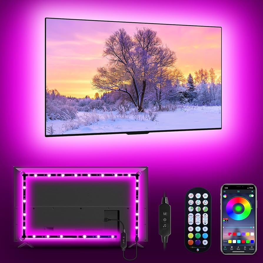 Illustrative example of led light strips for tv from Google Search