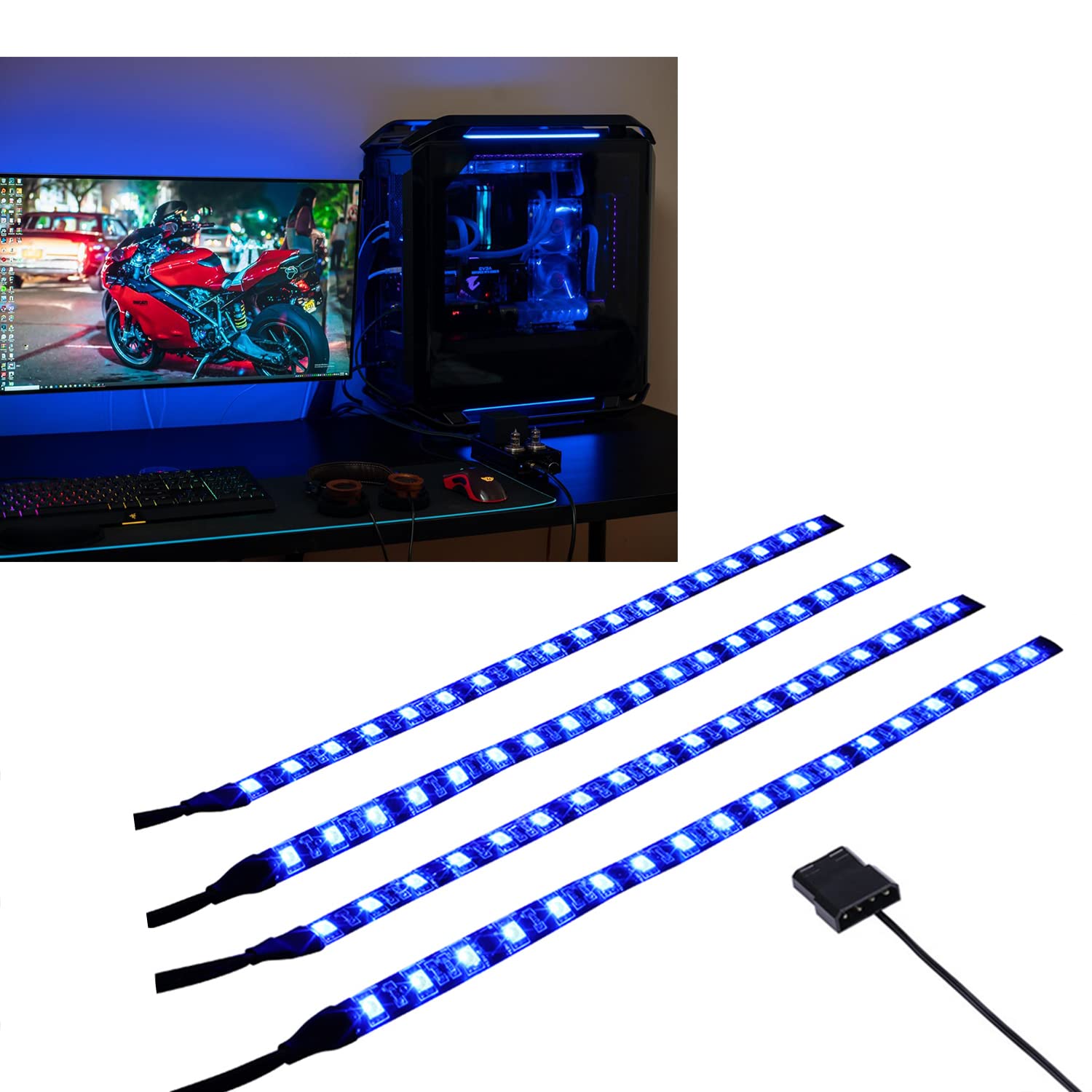 Illustrative example of led light strips pc from Google Search
