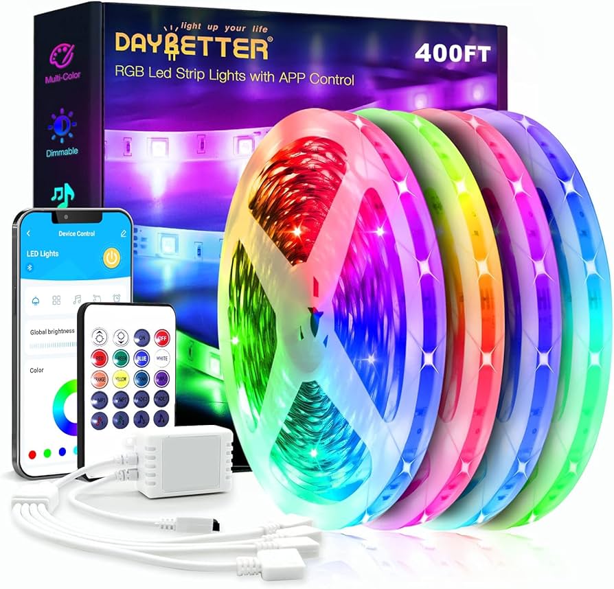 Illustrative example of led multicolor light strip from Google Search