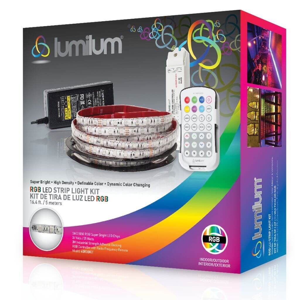 Illustrative example of led remote light strip