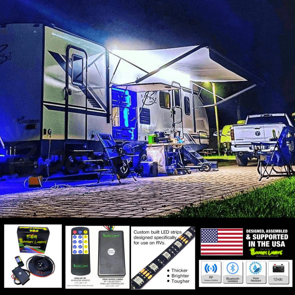 Illustrative example of led rv light strips