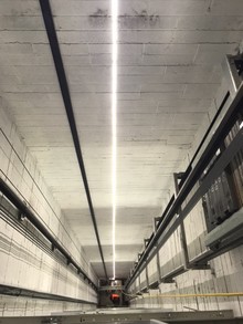 Illustrative example of LED Shaft Lights