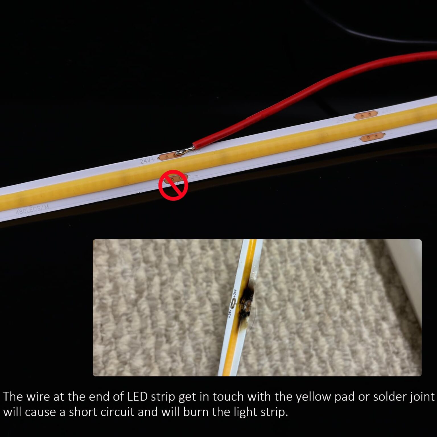 Illustrative example of led short strip lights from Google Search