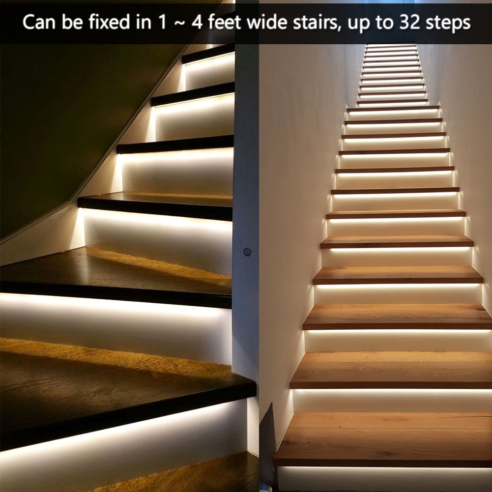 Illustrative example of led stairs strip lights