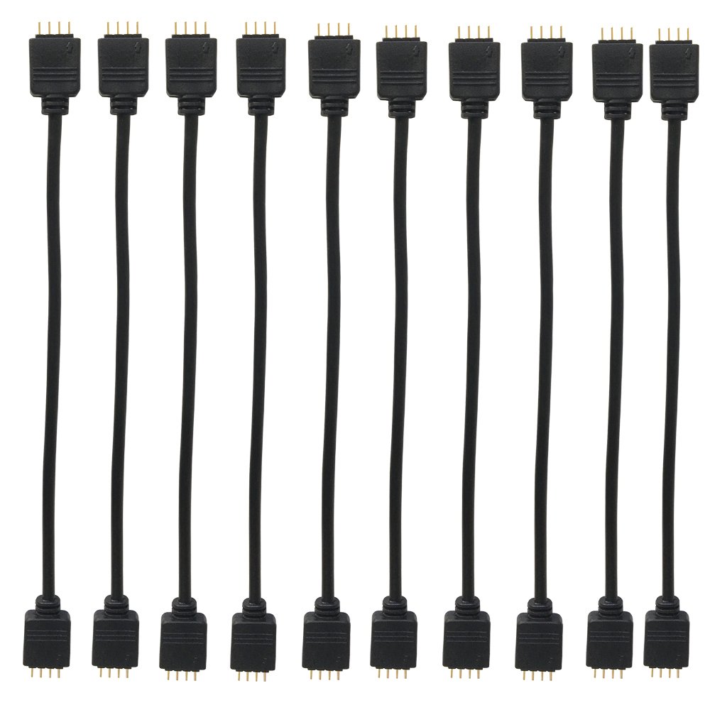 Illustrative example of led strip 4 pin extension cables from Google Search