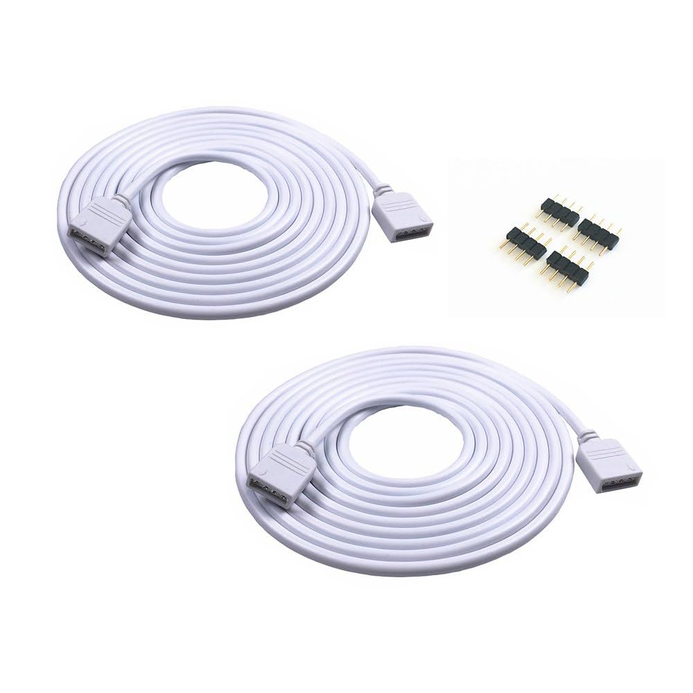 Illustrative example of led strip 4 pin rbgic extension cables from Google Search