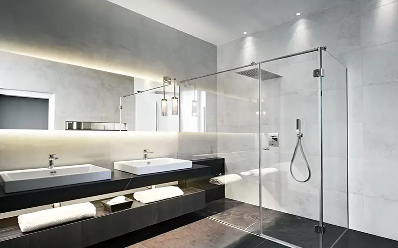 Illustrative example of led strip bathroom from Google Search