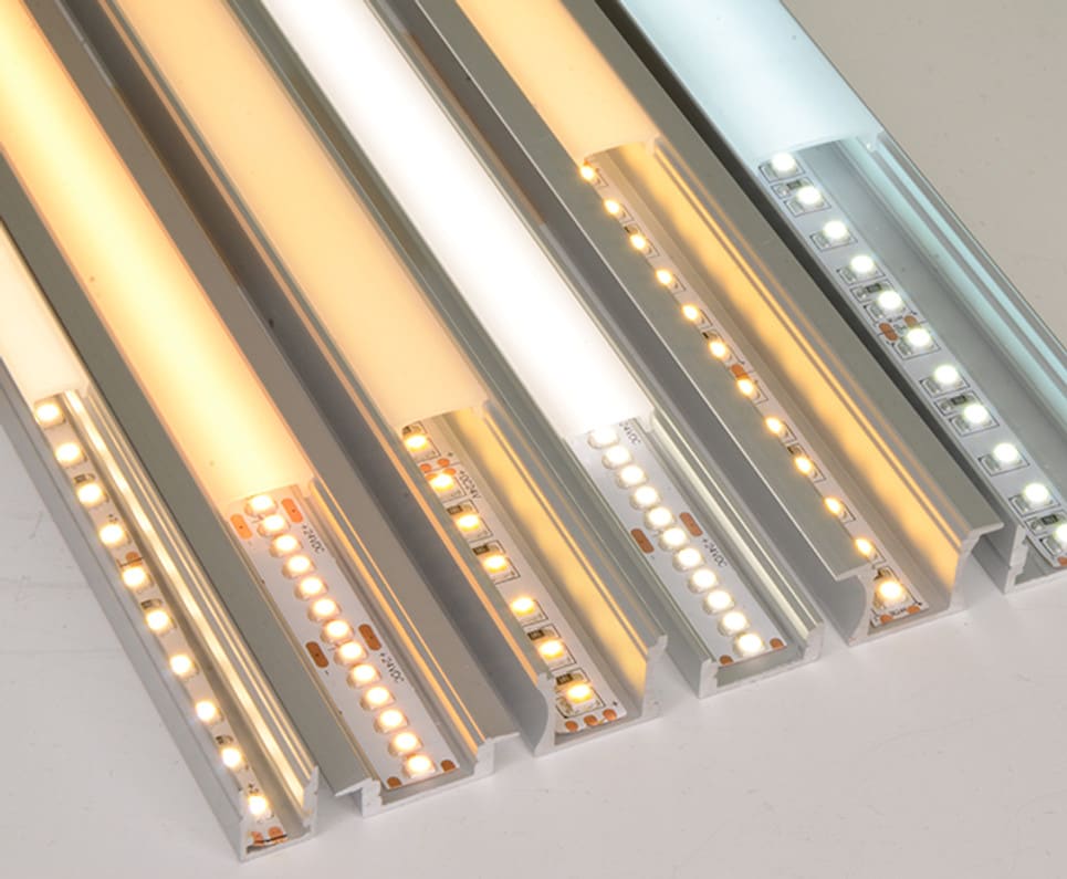 Illustrative example of led strip light channel from Google Search