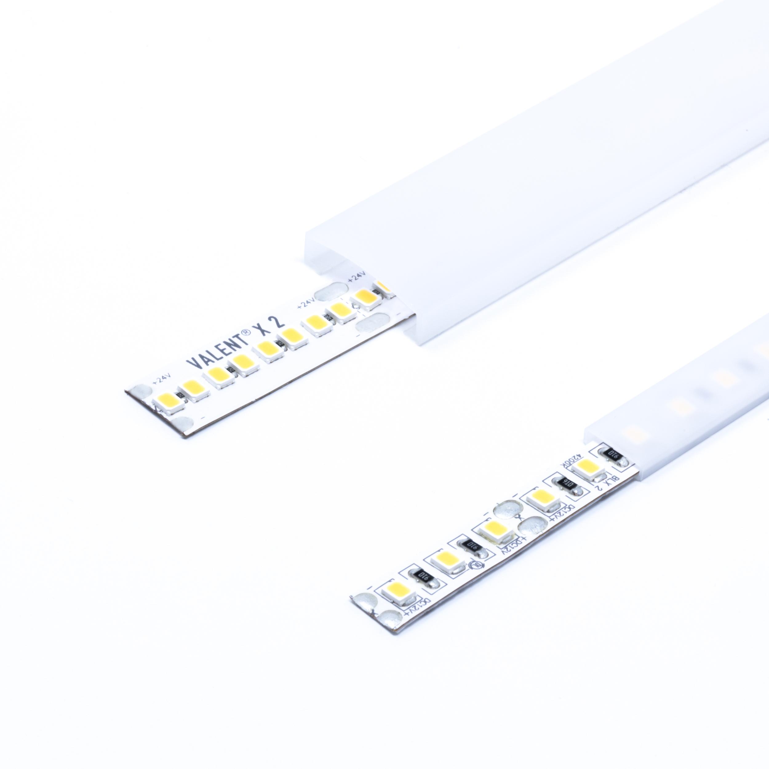Illustrative example of led strip light cover from Google Search