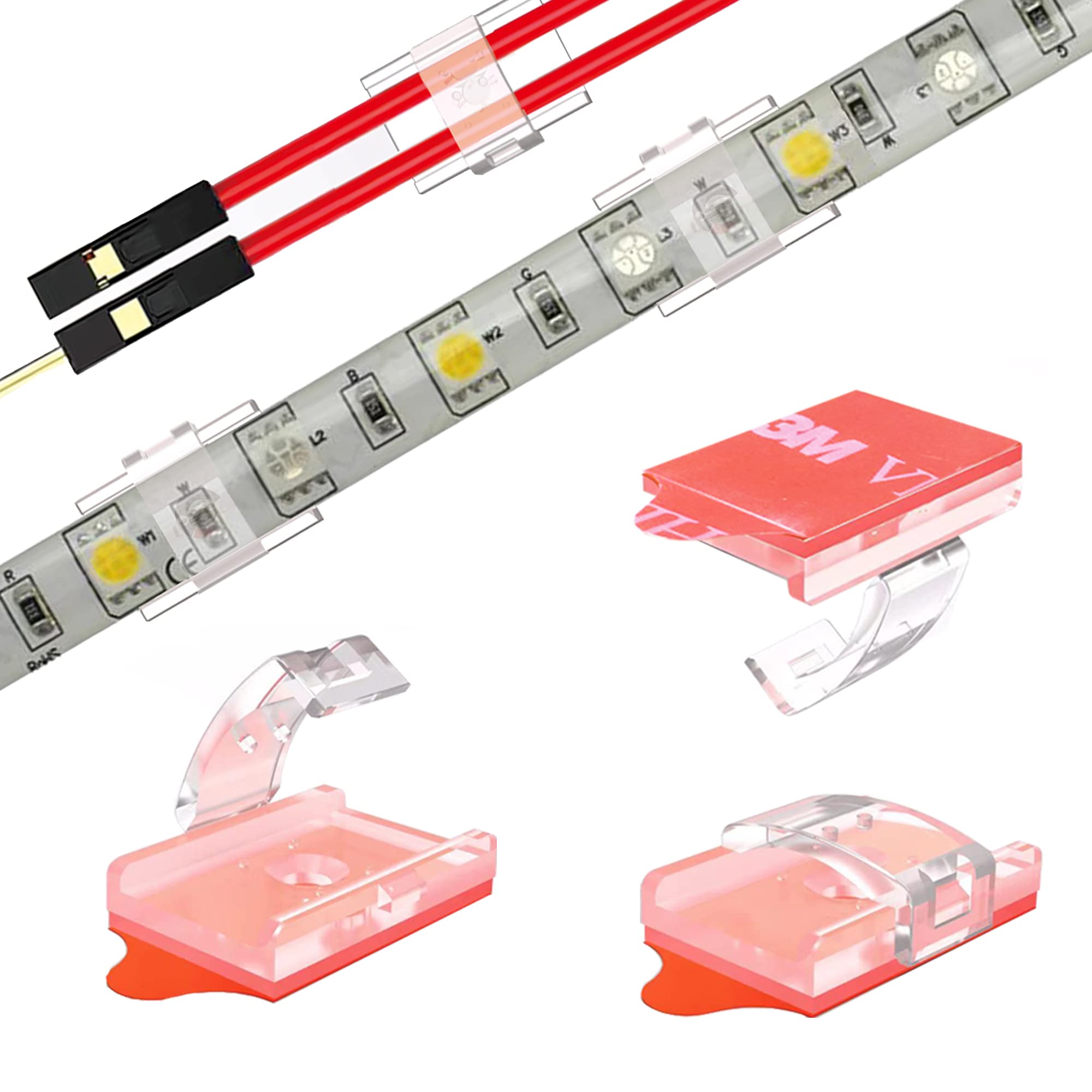 Illustrative example of led strip light holder from Google Search