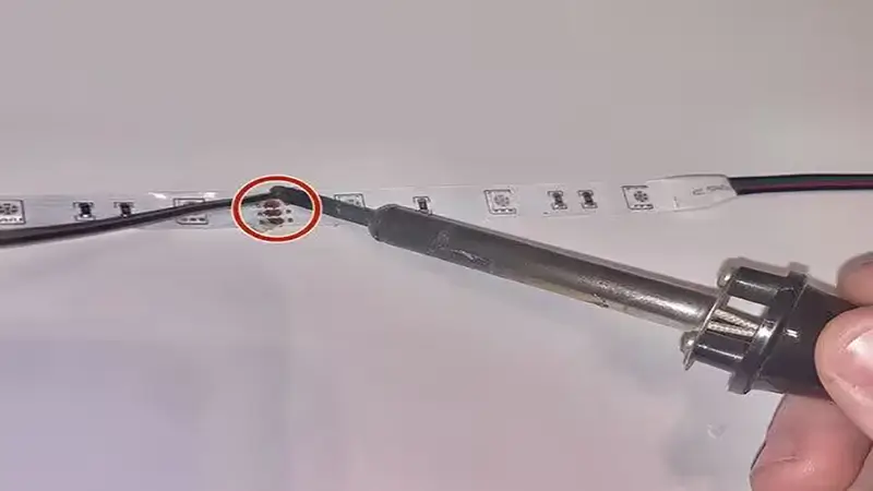 Illustrative example of led strip light repair from Google Search
