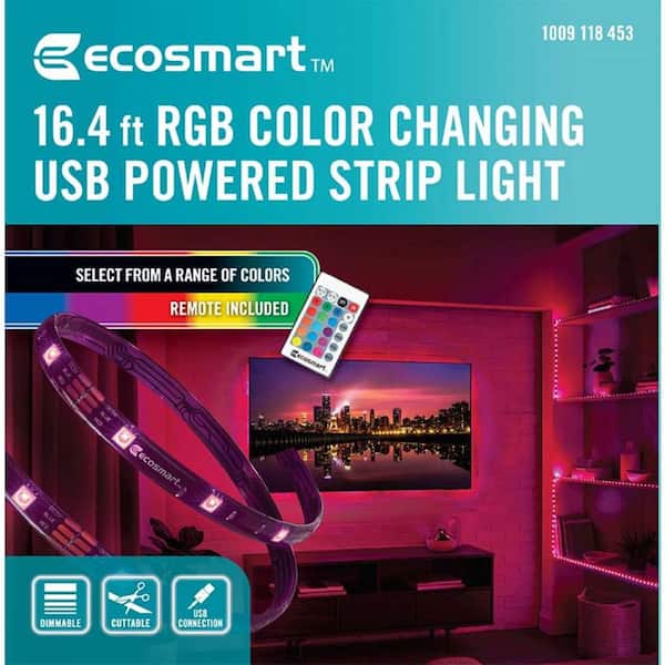Illustrative example of led strip lights usb powered from Google Search