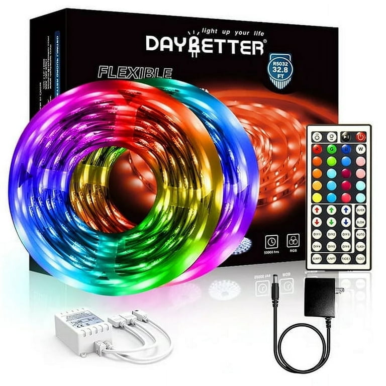 Illustrative example of led strip lights with remote from Google Search