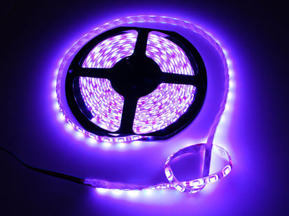 Illustrative example of led strip purple from Google Search