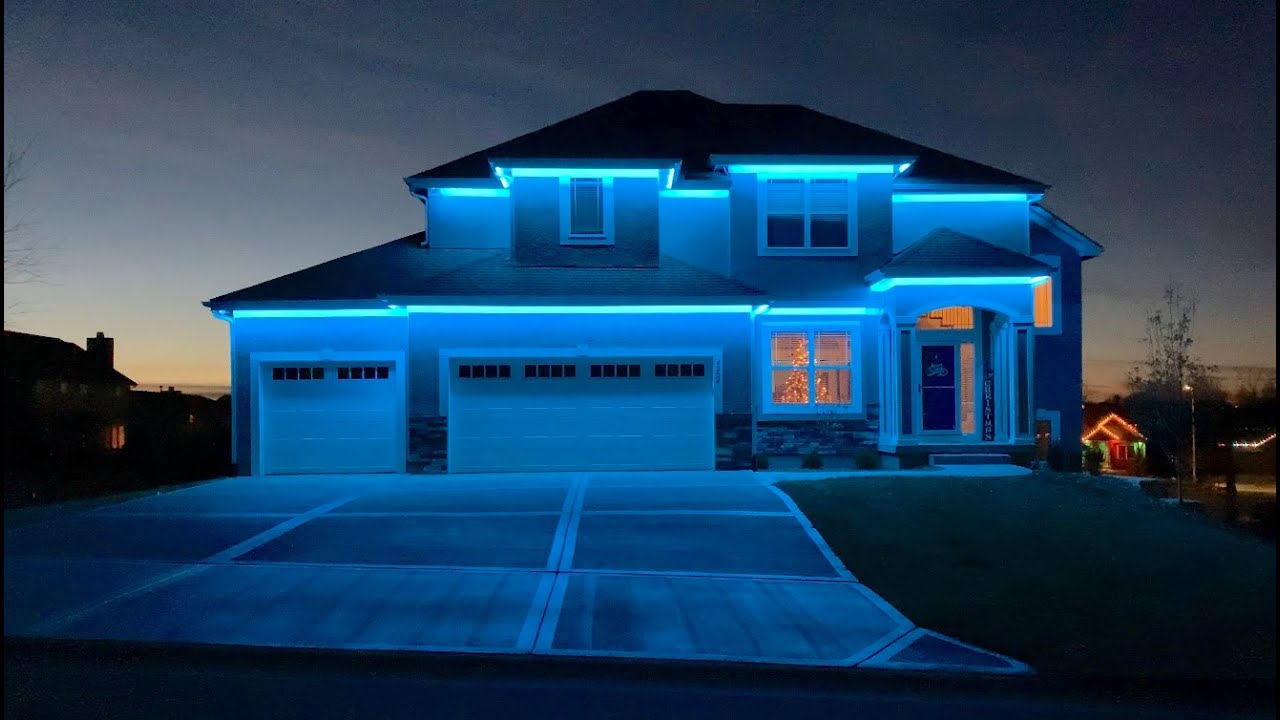 Illustrative example of led strip xmas lights from Google Search