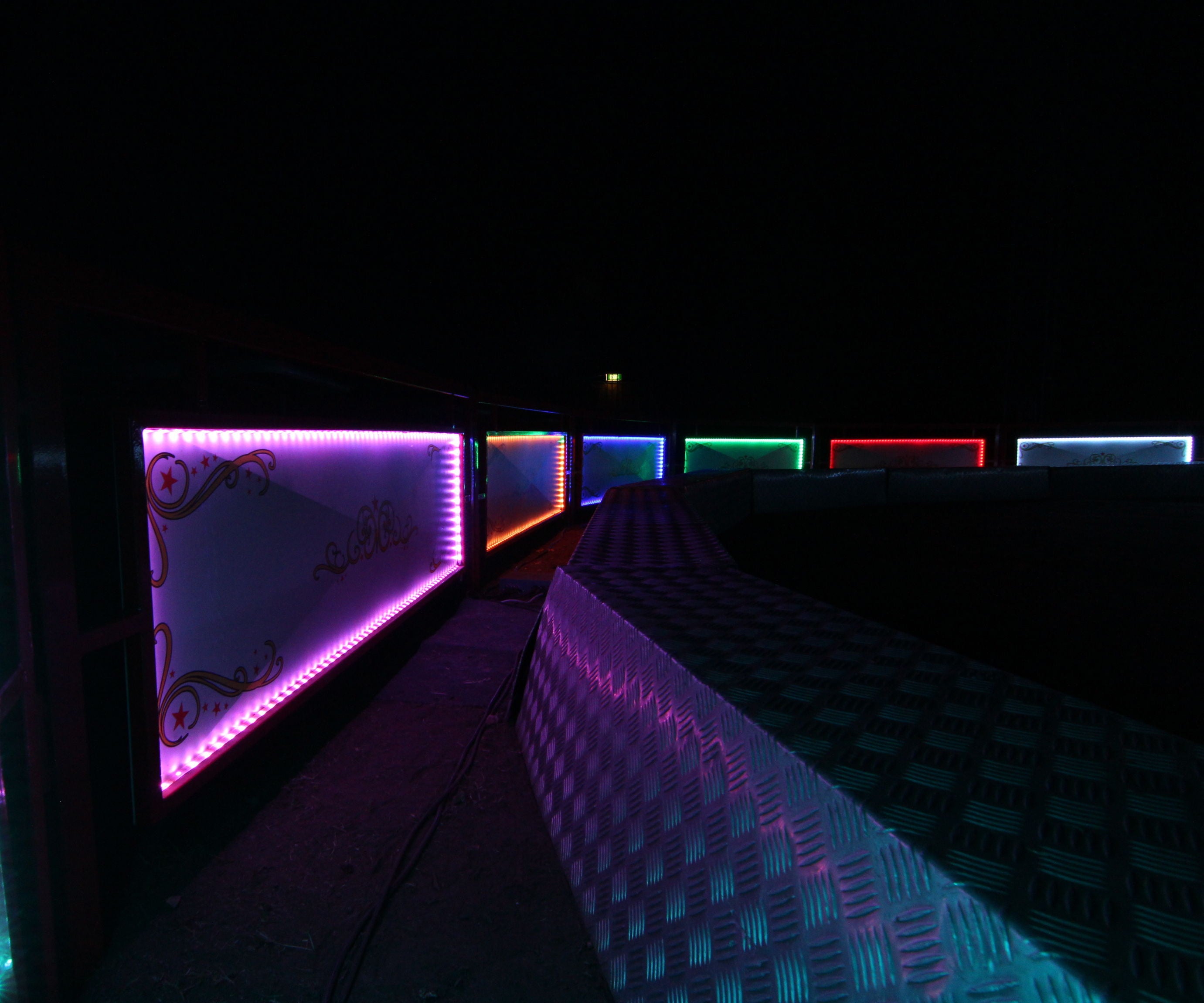 Illustrative example of led stripe dmx
