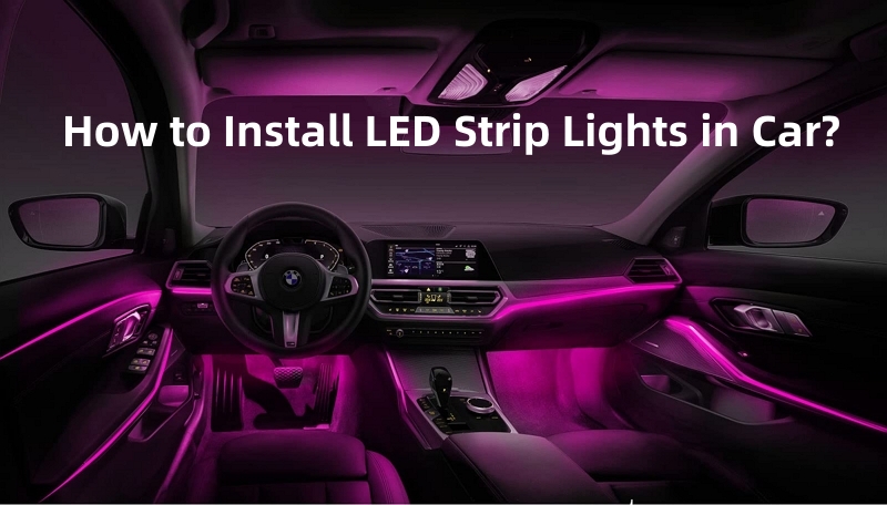 Illustrative example of led strips for car from Google Search