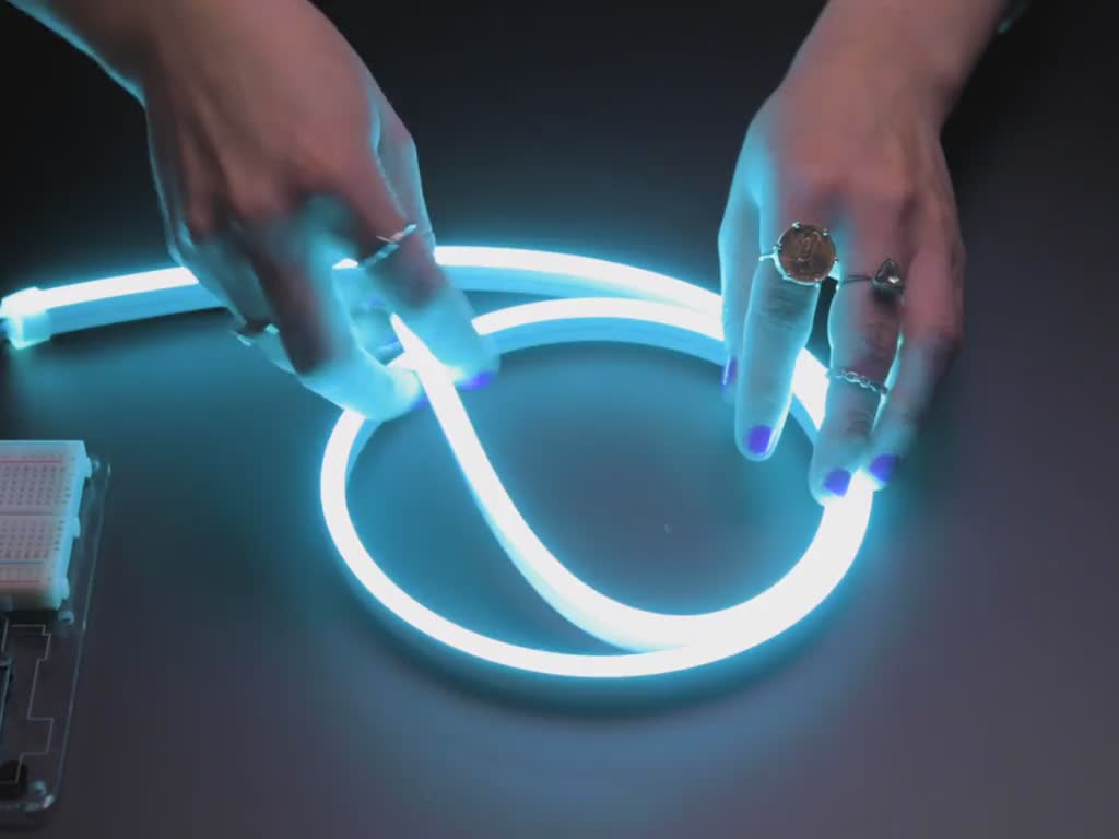Illustrative example of led tape flexible strip lighting from Google Search