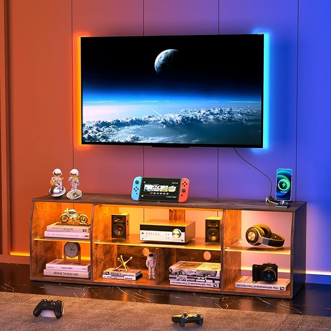Illustrative example of led tv led strip