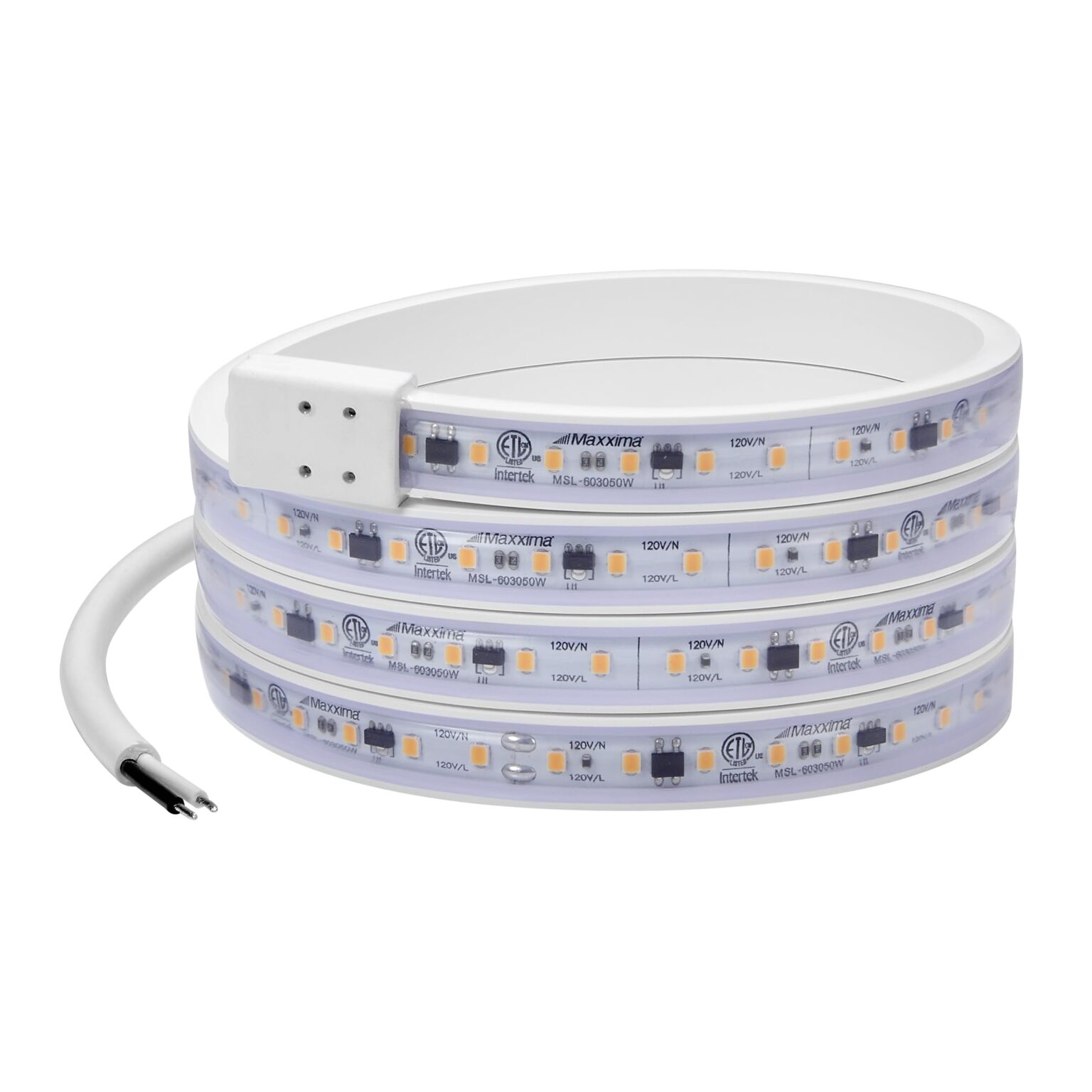 Illustrative example of led under cabinet lighting hard wired