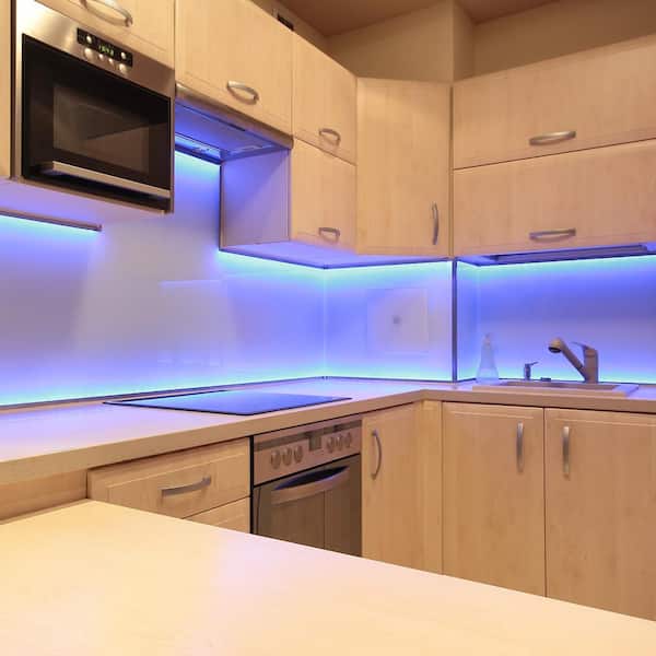 Illustrative example of led under counter light strips from Google Search