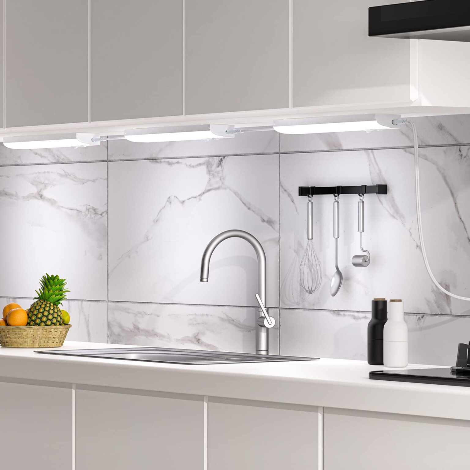 Illustrative example of luces para gabinetes de cocina