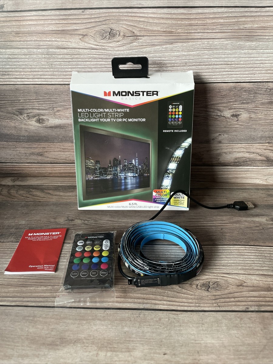 Illustrative example of monster basics led light strip from Google Search