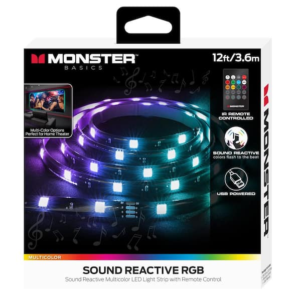 Illustrative example of monster basics led light strip from Google Search
