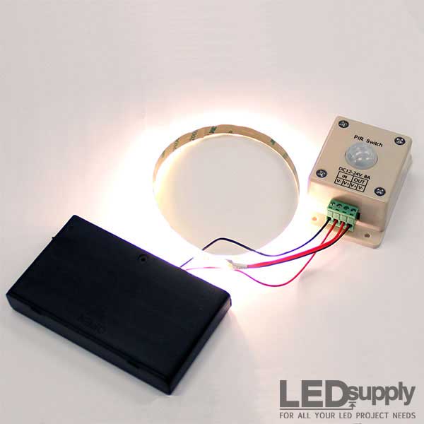Illustrative example of motion sensor led strip from Google Search