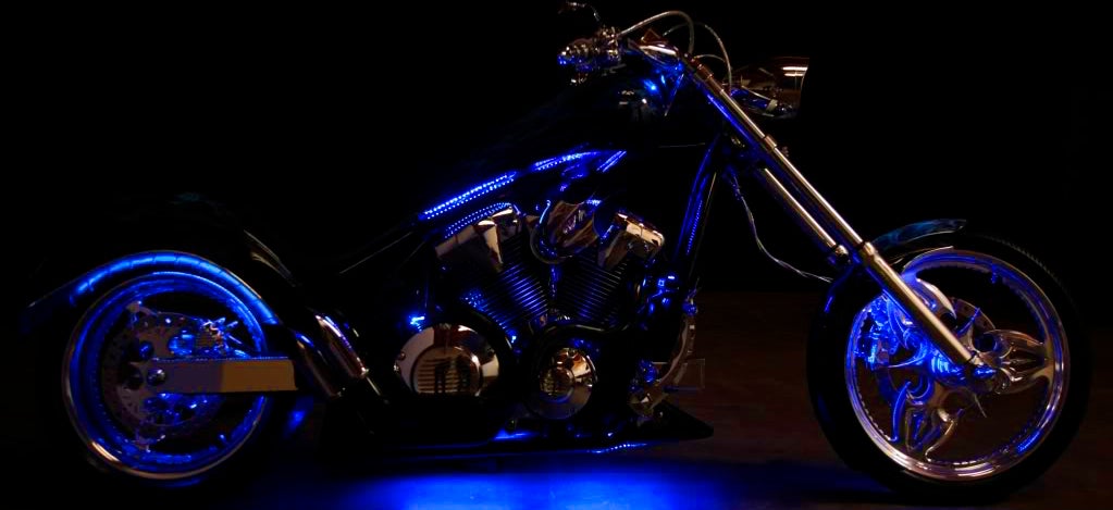 Illustrative example of motorbike led strips from Google Search
