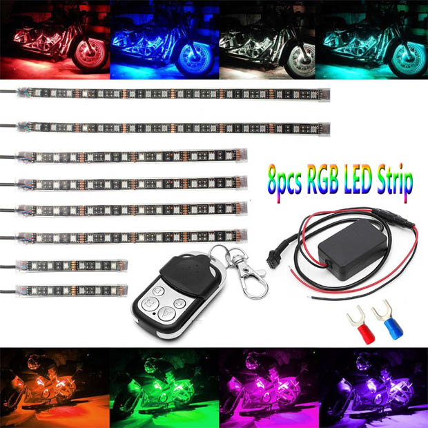 Illustrative example of motorcycle led strips from Google Search