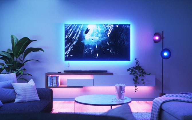 Illustrative example of nanoleaf led strip from Google Search