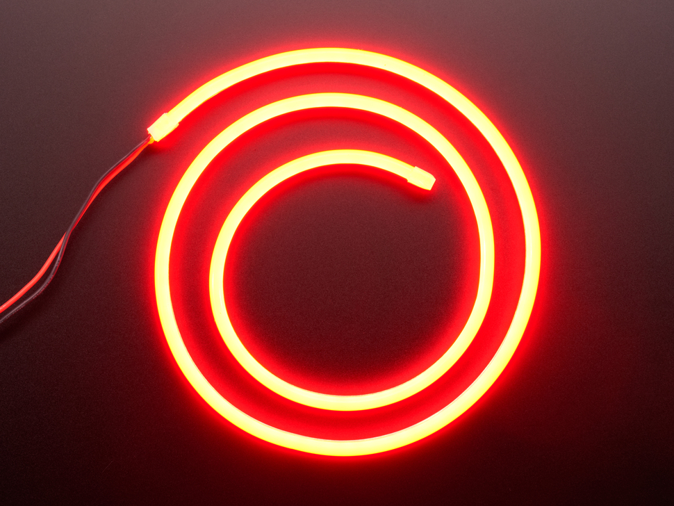 Illustrative example of neon flex led strip