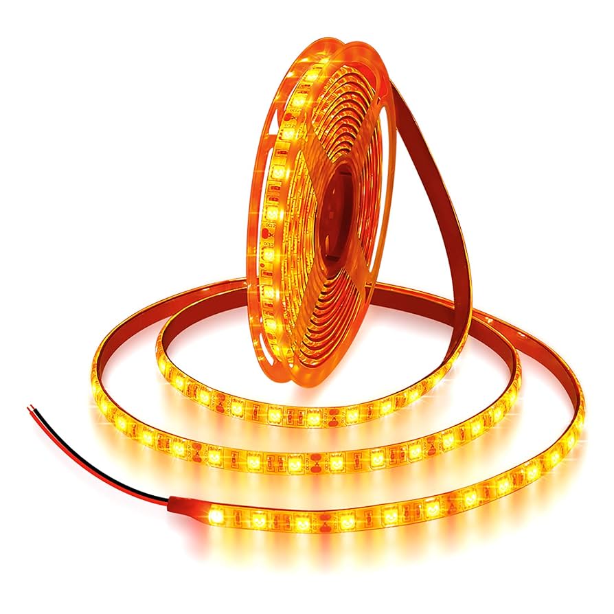 Illustrative example of orange led strip from Google Search
