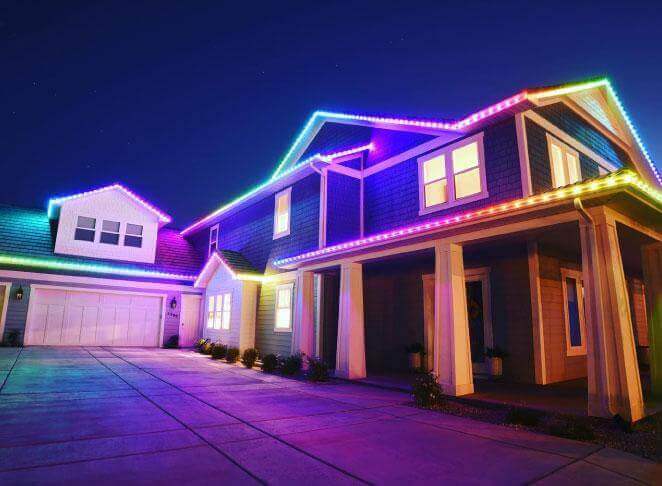 Illustrative example of outdoor led strip lighting from Google Search
